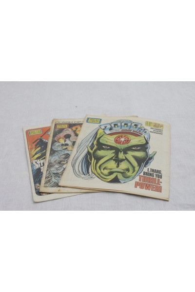 3x 2000AD comics from the early 80s