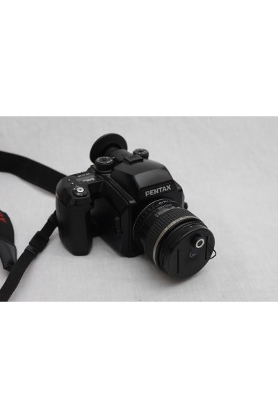 Pentax 645n with 45mm lens