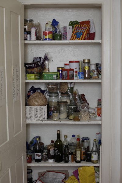 Exactly Half of the Food in My Cupboard