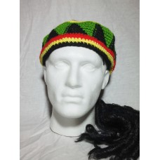 Rastafarian impersonator hat